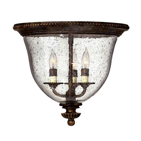 Fleur De Lis Living Claypoole 3Light Flush Mount & Reviews Wayfair